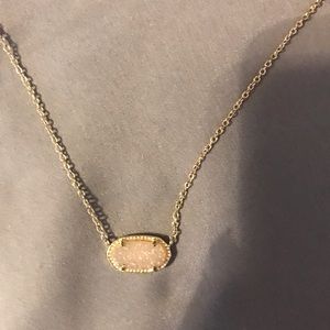 Off White and Gold Kendra Scott Necklace